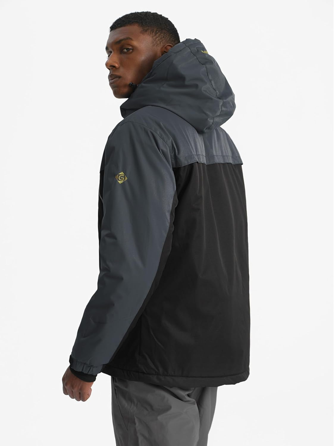 Men'S Mountain Waterproof Ski Snow Jacket Winter Windproof Rain Jacket